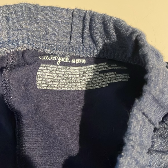 3/$20 Cat & Jack Girls' Blue Skort with Built-In Shorts - Size Medium (7/8) - Picture 4 of 5